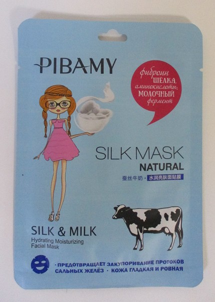 маска д/лица тканевая PIBAMY Молоко+Антиоксид гладкая и ровная кожа/Mrl