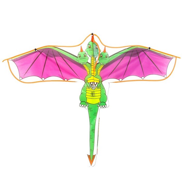 игрушка Воздушный змей Дракон с леской 120 см х 90 см х 1 см/С-Л