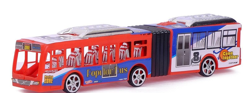 игрушка машина Автобус Городской инерц микс 30см на подложке/С-Л
