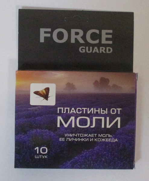 инс антимоль FORCE guard пластины 10шт/ФГард/80