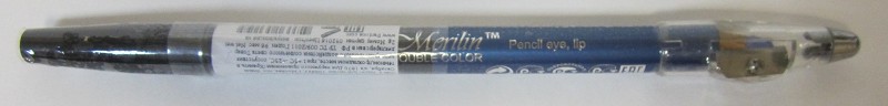 карандаш д/глаз Merilin CP010 2-х сторонн.с точилкой черный/син.перламутр/Mrl/12