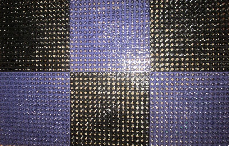 коврик - травка (фиолетовый) 36*54см/ДМ/10