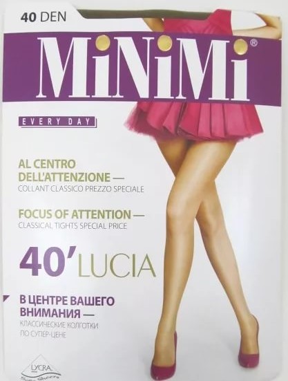 колготки Minimi LUCIA 40D  3 caramello (св.беж.)/Италия/10