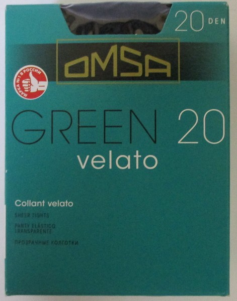 колготки Omsa Green 20D 2 nero (черный)/Omsa