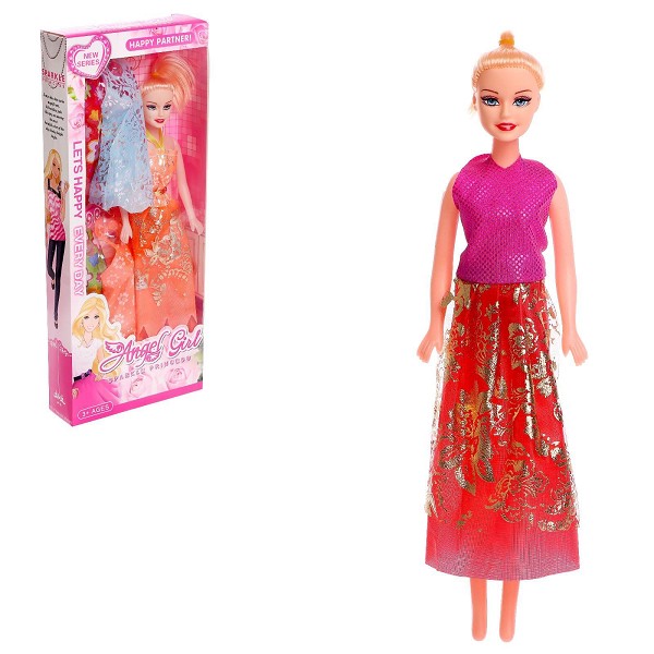 кукла 26см Лиза модель с набором платьев микс (коробка)/С-Л