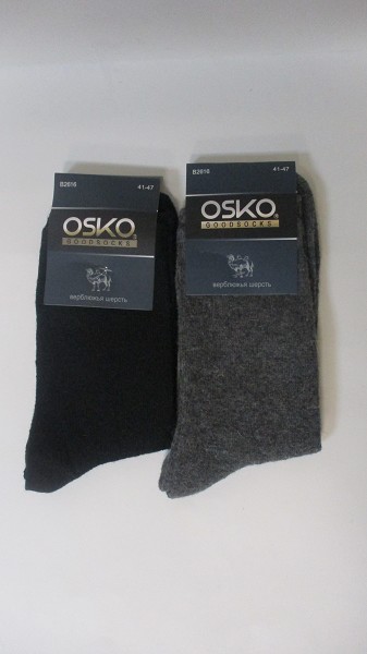 носки муж. OSKO Однотонные р.41-47/27-31 микс (верб.шерсть70% бамбук20% па5% эластан5%) теплые/Текс/12