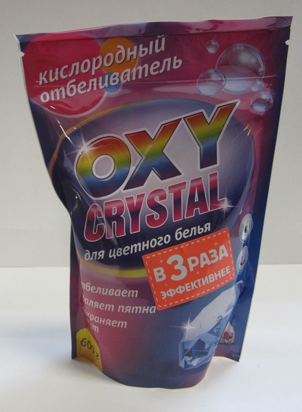 отбеливатель кислородный Oxy crystal 600г для цветного/ХБК/16