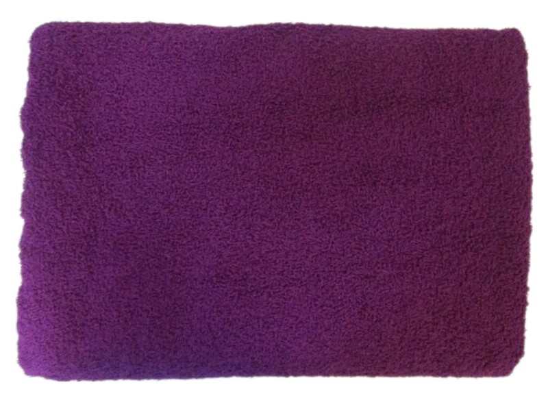 полотенце махр.70*130 пл.360гр/кв.м ГК Без бордюра фиолетовый/Узбек