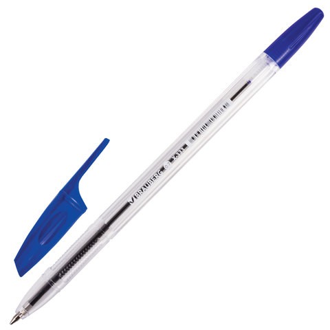 ручка шар. синяя 0,7мм BRAUBERG X-333 микс/СМН/50