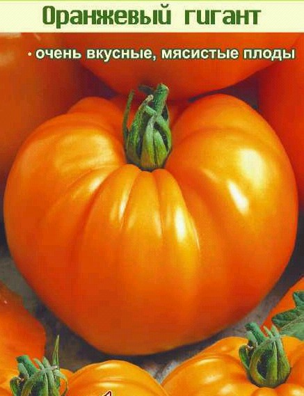 семена Томат Оранжевый Гигант ЦП 0,1гр среднеспел.высокор.оранж/ЗолС/10