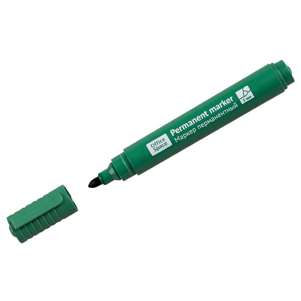 маркер перм зеленый 3мм 