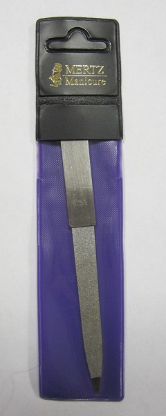пилка -металл MERTZ  А65-5 12см  с желез.ручкой лезвие с сапфир.крошкой/MRZ