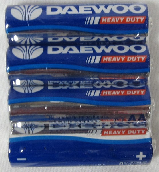 батарейка R06 Daewoo HEAVY DUTY S-4/китай/960x60