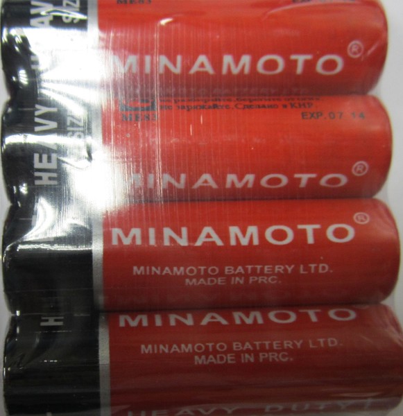 батарейка R06 Minamoto (пальчик)/китай/1200x60