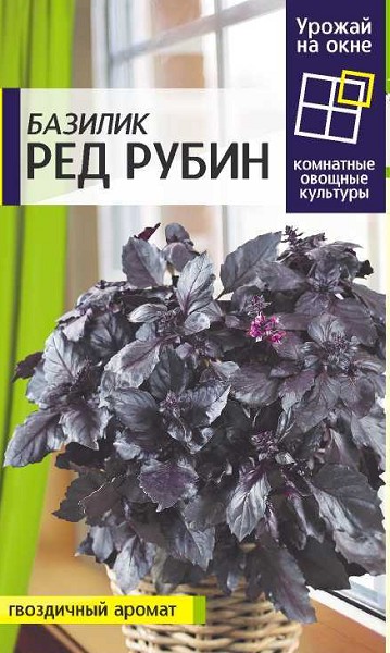 семена Зелень Базилик Ред Рубин БП 0,3г среднеран./ЗолС/20