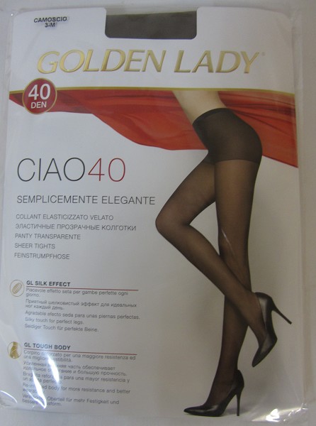 колготки жен. Golden Lady CIAO 40D  2 camoscio (т.загар)/Италия