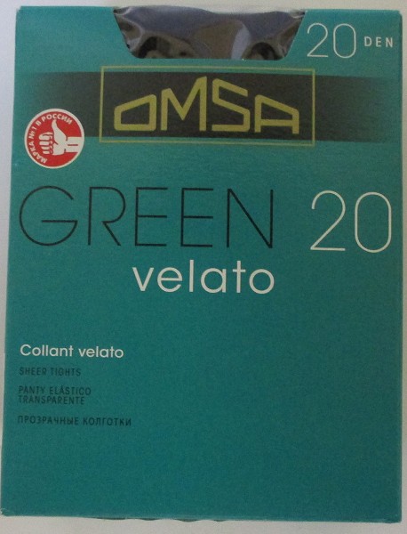 колготки Omsa Green 20D 4 nero (черный)/Omsa
