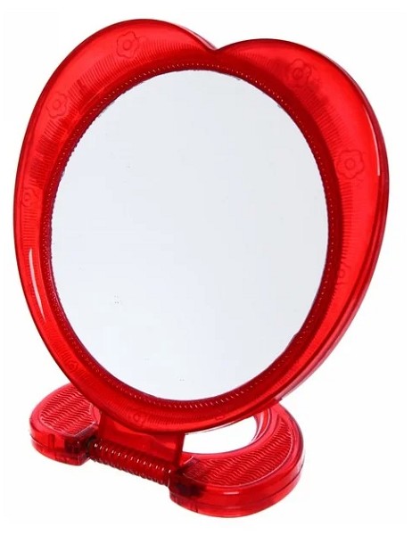 зеркало Настольное круглое 20 см. пластик/Рос