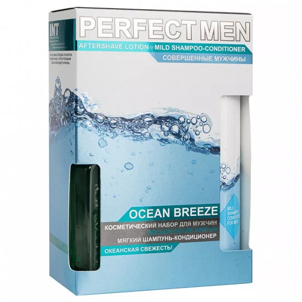п.набор муж. Perfect men Ocean Breeze' (ш-нь 250мл+лосьон п/бритья 100мл)/XXI/12
