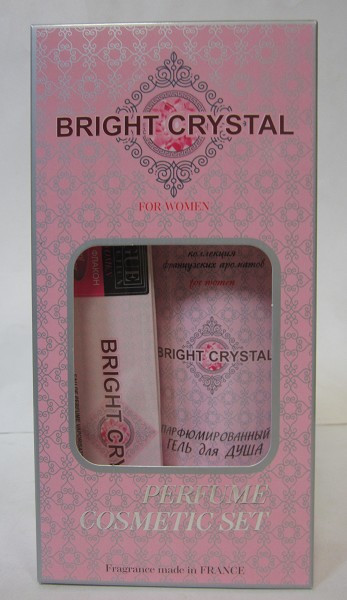 п.набор жен Bright Crystal, Vogue Collection (парфюм/вода-ручка+гель д/душа 250мл)/АромаГр/10