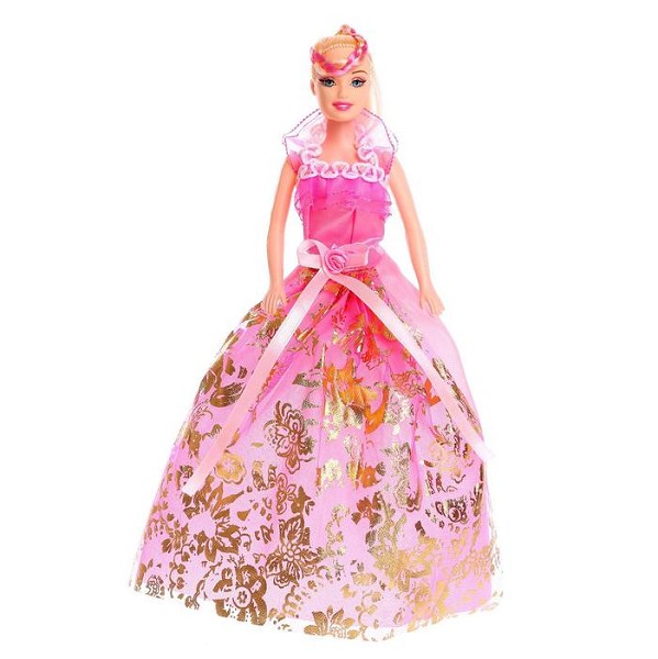 кукла 28см Эмма модель в платье микс /С-Л