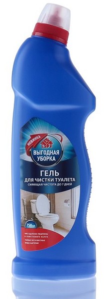 ч/с гель для туалета Выгодная уборка 750мл/РенcК/15