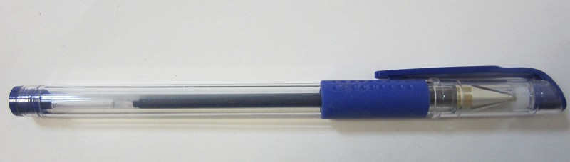 ручка гелев. синяя 0,5мм OfficeSpace грип (241088)/Спейс/12