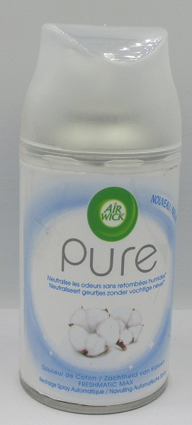 освежители AIRWICK Freshmatic зап.блок Свеж.хлопка/Бен/6