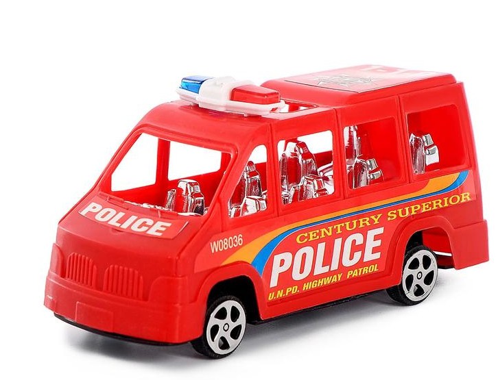 игрушка машина Полиция инерц микс в пакете 14 см х 5 см х 6,3 см/С-Л