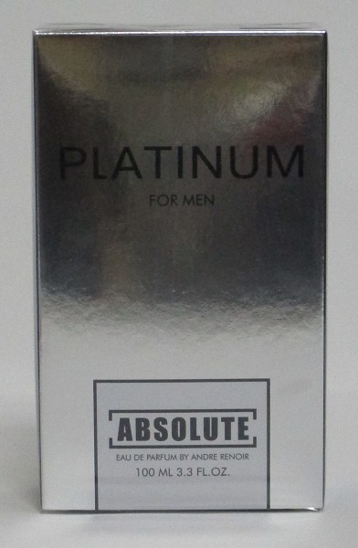 парфюм /вода муж 100мл Absolute Platinum (Абсолют Платинум) БЕЗ МАРКИ/Дельта/24