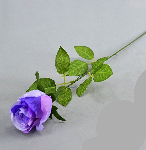 цветы иск. Роза 70 см фиолетовая/МЦ