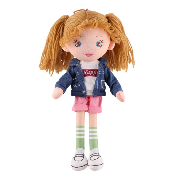 игрушка мяг Кукла Клэр в Джинсовой Куртке и Шортах, 36 см Maxitoys /МакТ