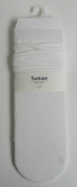 носки жен. Turkan Белые р.37-41 (90%хлопок 8%п/а 2%лайк) лето/Текс/10