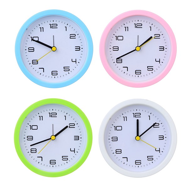 часы будильник LADECOR CHRONO с подсветкой, 6х5,5х3, 1*АА, пластик, в асс./Г-Ц/8