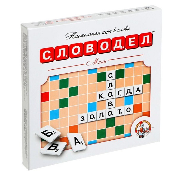 игра настольная Мини-Словодел 19,5*19,5*2см /С-Л