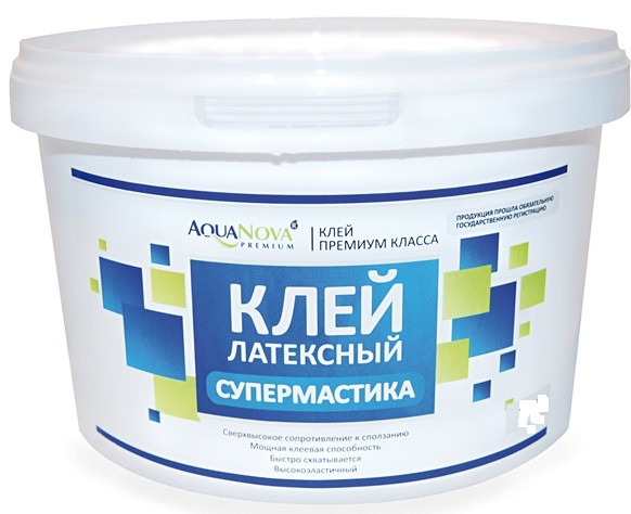 клей д/плит латексный 1,5кг Супермастика/Нова/8