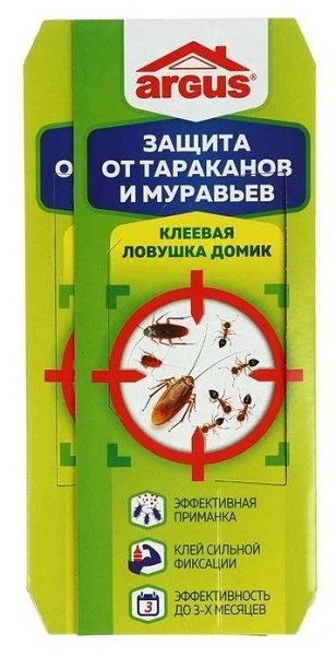 инс от таракан АРГУС домик клеевой 1шт/Ав/600x120