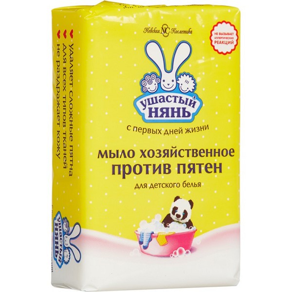мыло-хоз Ушастый нянь дет.180г против пятен /НК/36x4