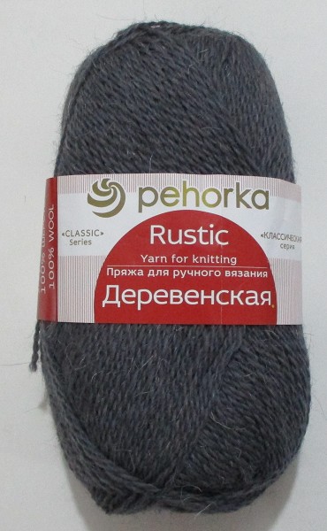 пряжа Деревенская шерсть100% 250м моренго/Рукод-е/10