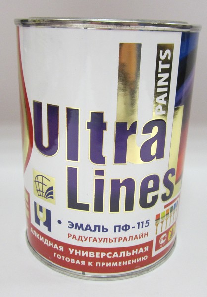 эмаль ПФ 115 голубая-светлая 0,8кг ULTRA Lines/Радуга/14