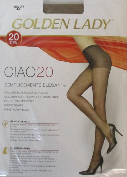 колготки жен. Golden Lady CIAO 20D  4 melon (загар)/Италия/10