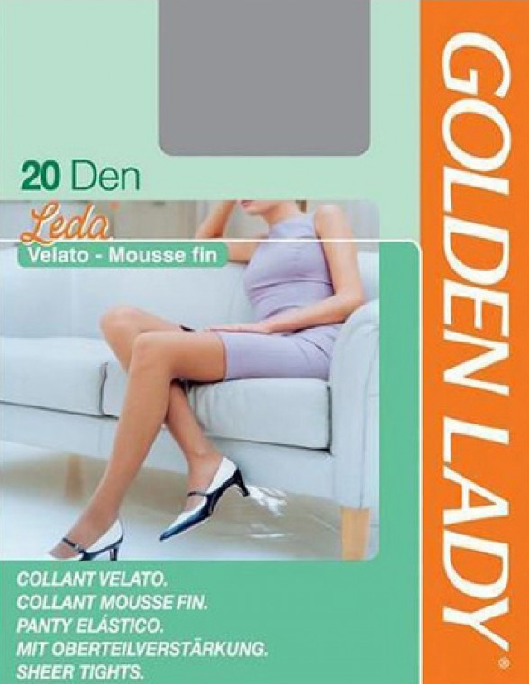 колготки жен. Golden Lady LEDA 20D  2 nero (черный)/Италия/10