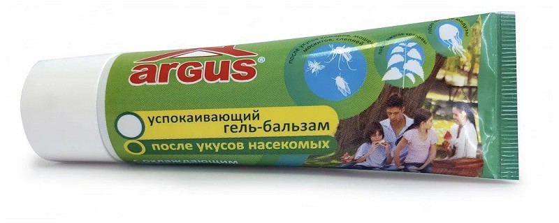 инс гель-бальзам Аргус 50мл после укусов туба/Ав/50