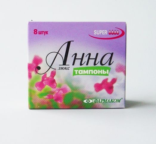 тампоны АННА Люкс 8шт супер/ТАнна/24
