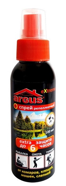 инс спрей Аргус Extreme 100мл (репеллентный) от комаров,клещей,мошек,слепней/Ав/42