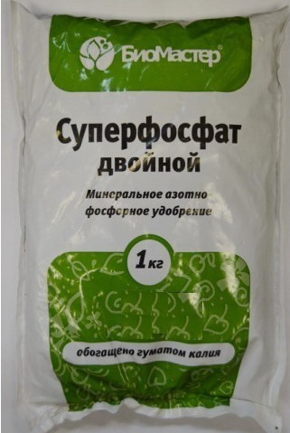 удобрение БиоМастер  1,0кг Суперфосфат двойной №18 Р-38, гум. /БиоМ/25
