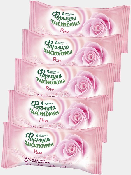 мыло туал. 90г флоу-пак  Чувственная роза/Екат/80