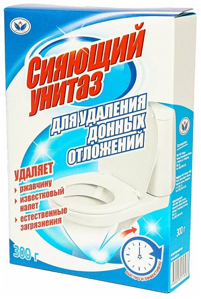 ч/с Сияющий унитаз 300гр Д/удаления донных отложений/НБТ/24