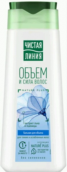 бальзам д/волос ЧЛ 230мл Объем и Сила(Пшеница и лен)/УС/12x6