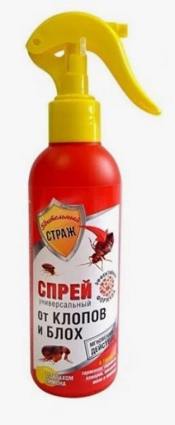 инс от клопов и блох спрей Бдительный страж 200мл/Ав/24